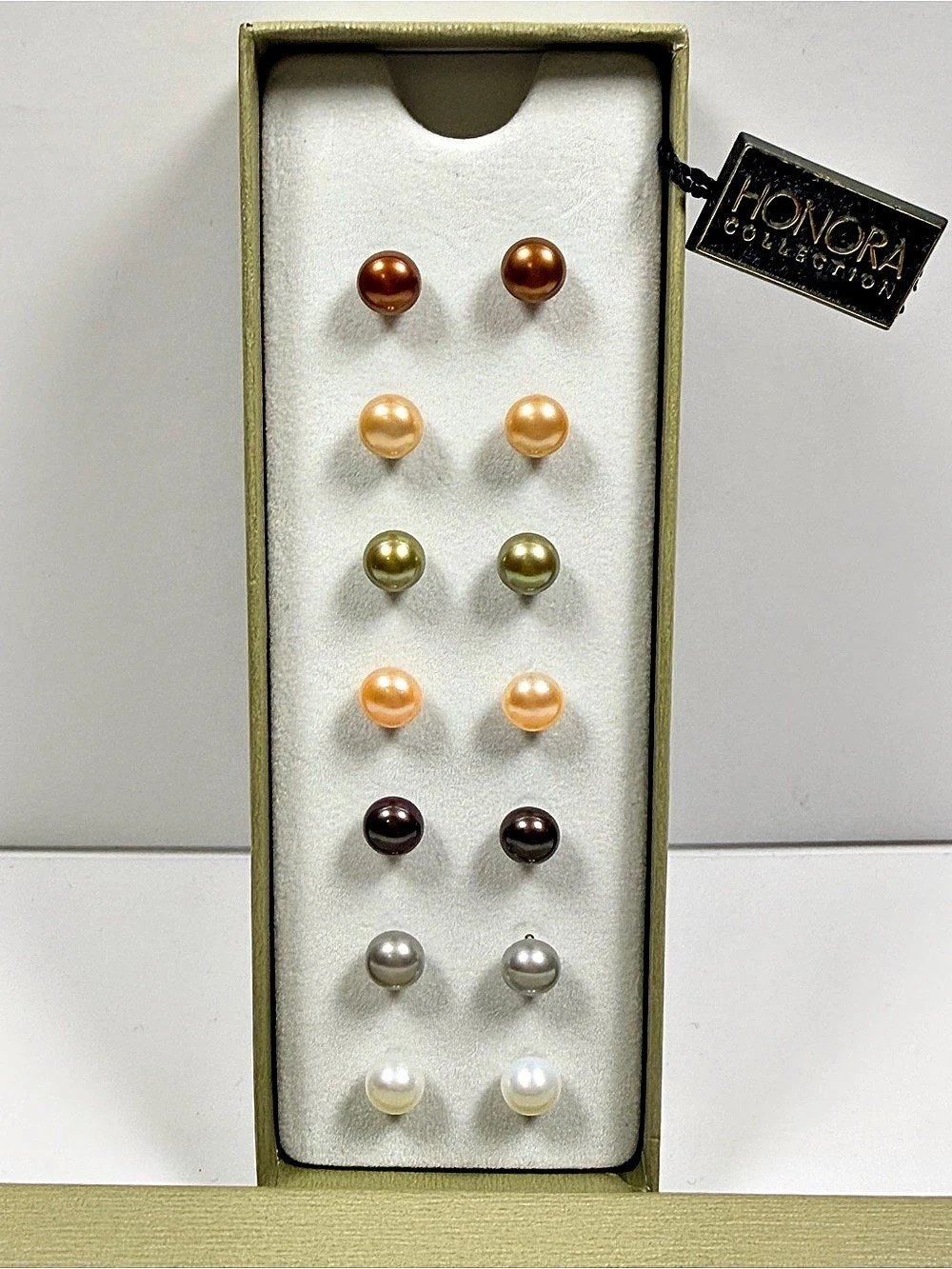 Honora Collection Multi-Color Stud Earrings NWT